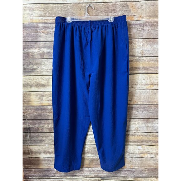 Sport Savvy Mandarin Collar LeChute Jacket Pants Set 2X Blue‎ Abstract Button-Up - Picture 5 of 9